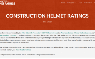 Construction Helmet Ratings